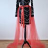 Detachable Bridal Tulle Overskirt Long Wedding Skirt