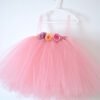 Floral Dusty Pink Tutu Skirt