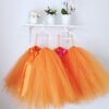 Girls Orange Tutu Skirt