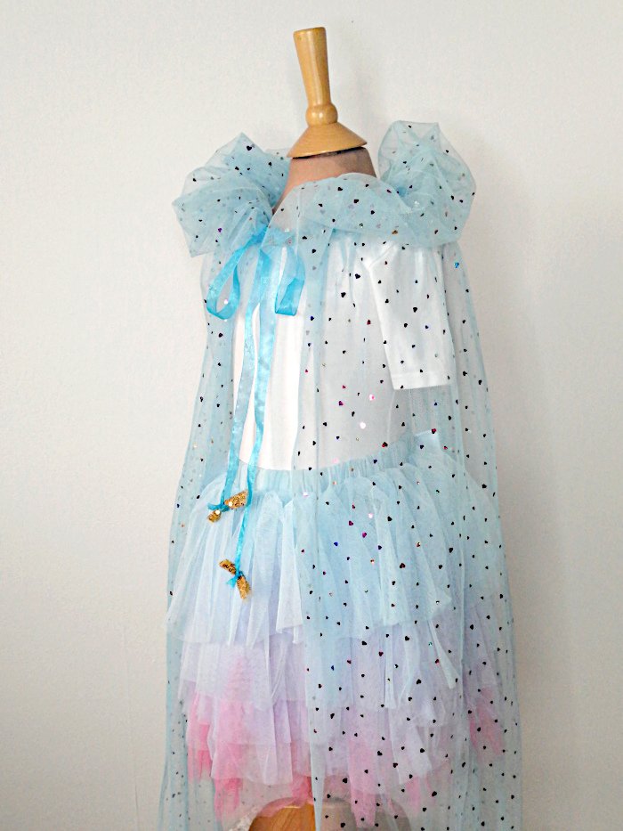 Girls Birthday Party Shimmering Sequin Tulle Cape Girls Birthday Party Shimmering Sequin Tulle Cape