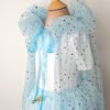 Girls Birthday Party Shimmering Sequin Tulle Cape