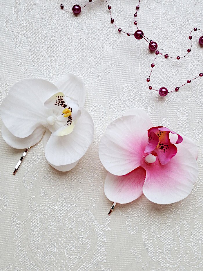 Orchid Flower Hair Pin for Every Special Occasion