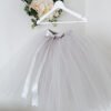 Girls Silver Tutu Skirt