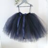 Navy Tutu Tulle Skirts For Girls