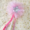 Fairy Pink Star Wand, Pink Flower Girl Wand Perfect for Wedding & Birthday Celebrations. Premium sequin star & pink ribbons girls wand - Couturo Fashion