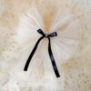 Gorgeous Girls Champagne Tulle Bow Hair Clip is the perfect accessory to complete any outfit. Designed from delicate tulle, satin bow - Couturo Fashion