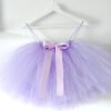 Stunning Girls Lavender Tutu Skirt by luxury Couturo Fashion. Handmade in the finest tulle.