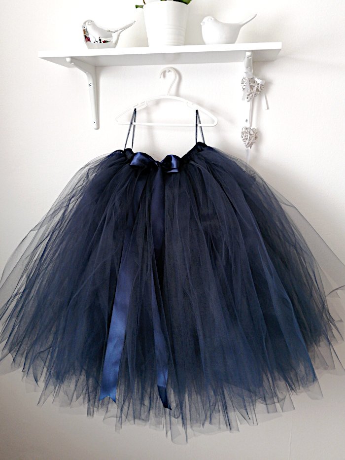Women’s Occasion Navy Dark Blue Tulle Skirt Women's Occasion Navy Dark Blue Tulle Skirt