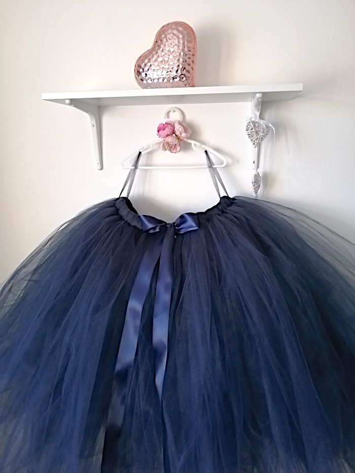 Women’s Occasion Navy Dark Blue Tulle Skirt Women's Occasion Navy Dark Blue Tulle Skirt