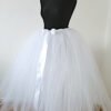 Wedding White Tulle Skirt Women's Maxi Tutu Skirt